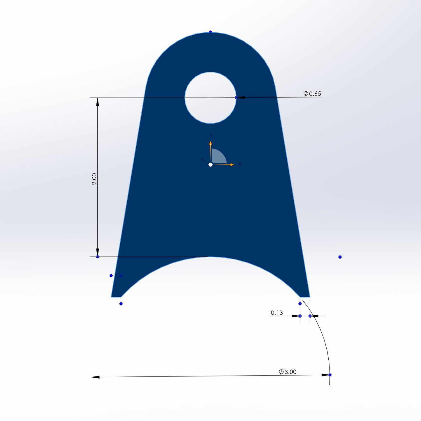 Axle Mount Tabs - Medium